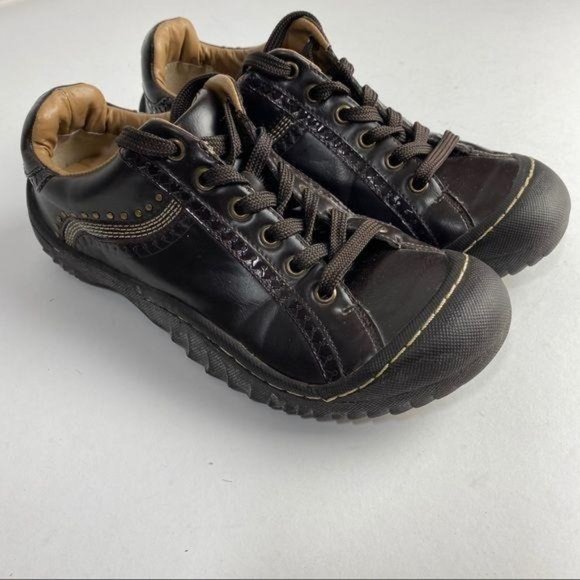 J-41 Jeep Amazon Vegan Leather Lace Up Brown Sneakers Shoes Women's 7 - Picture 7 of 8